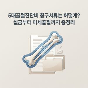 5대골절진단비 청구서류는 어떻게? 실금부터 미세골절까지 총정리