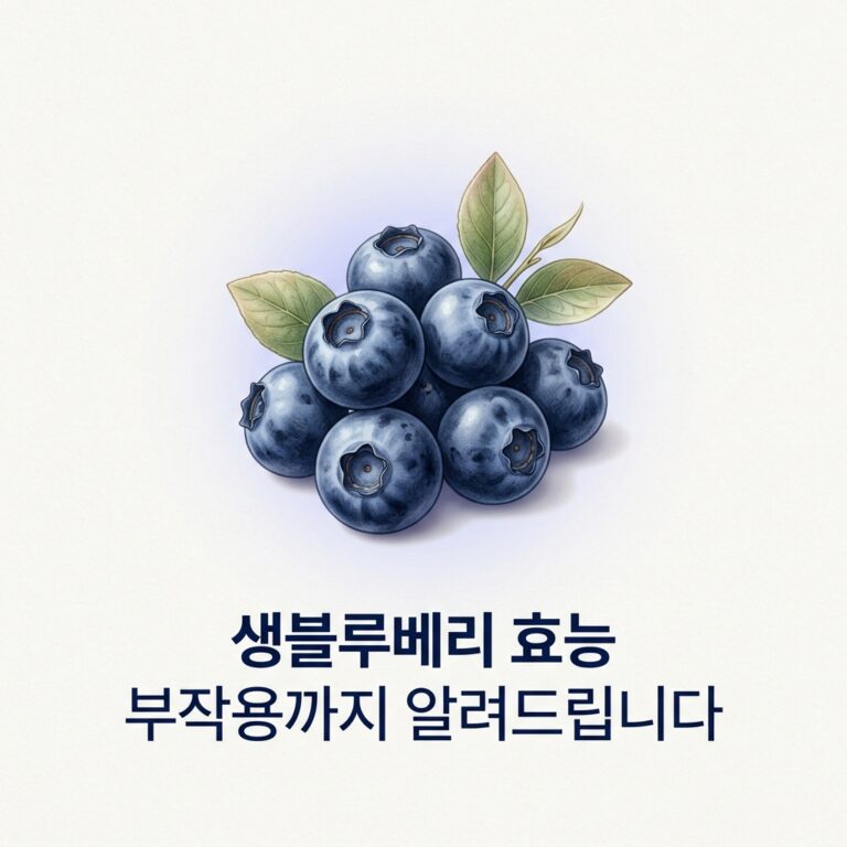 생블루베리 효능 부작용까지 알려드립니다