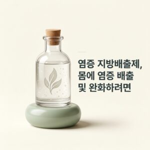 염증 지방배출제, 몸에 염증 배출 및 완화하려면