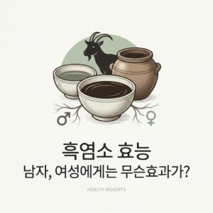 흑염소 효능 남자, 여성에게는 무슨효과가?