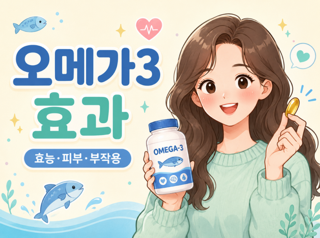 오메가3 효과 효능 언제부터있을까, 피부나 부작용은? 1 image 141