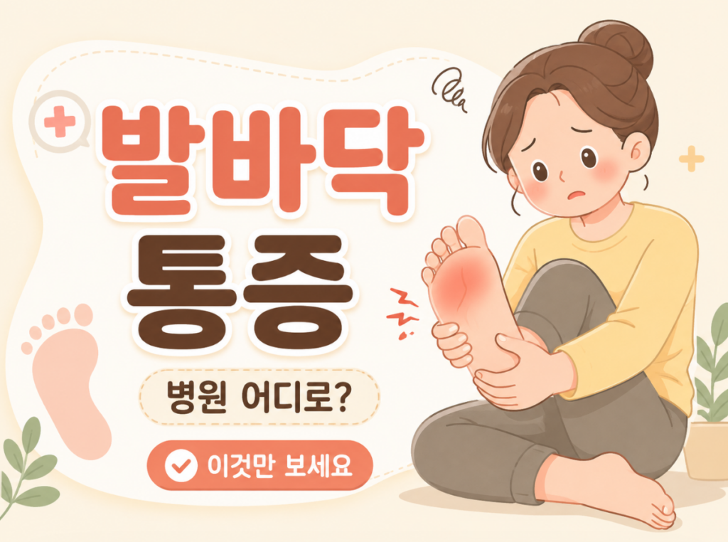 발바닥 통증 병원 어디로가야할까? 이것만 보세요 1 image 173