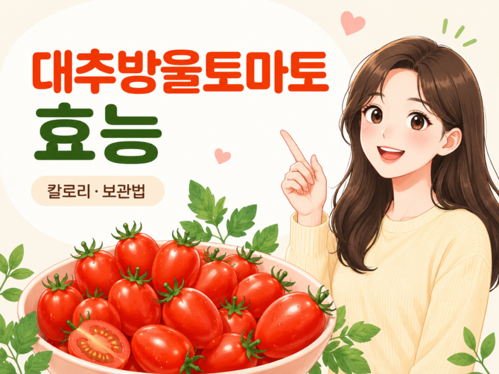 대추방울토마토 효능과 칼로리는 어떨까 보관법 1 image 274