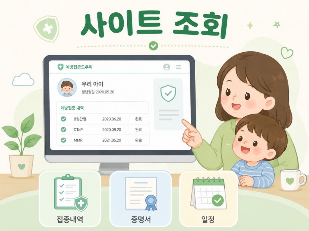 아이 예방접종 조회 방법, 앱과 사이트 정리 2 image 281