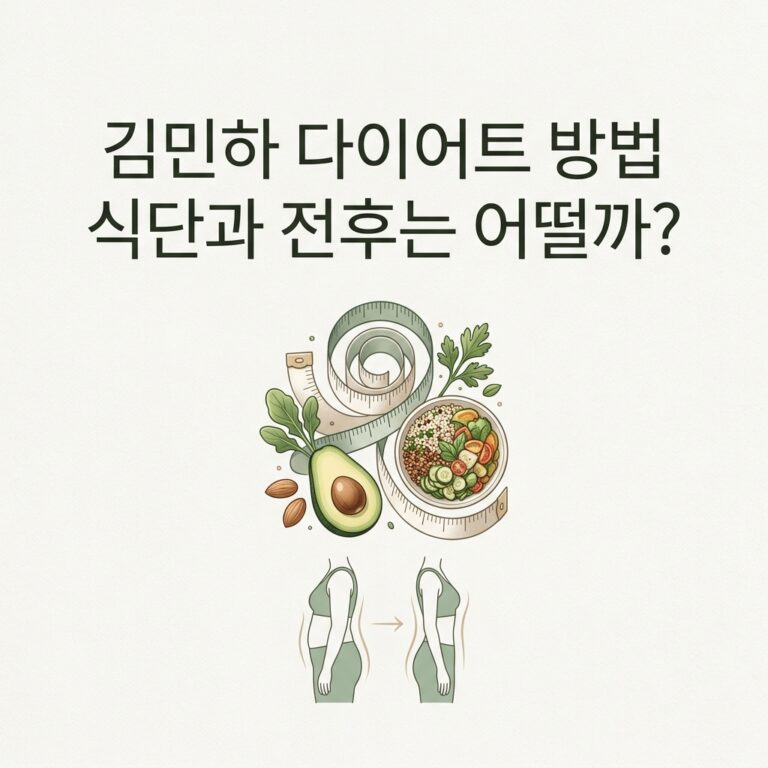 김민하 다이어트 방법 식단과 전후는 어떨까?