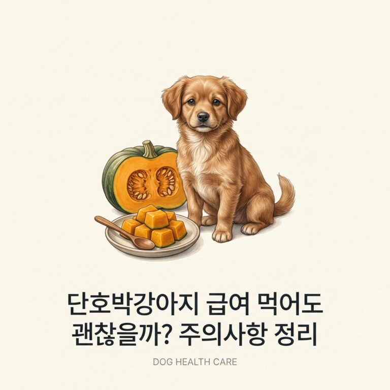 단호박강아지 급여 먹어도 괜찮을까? 주의사항 정리