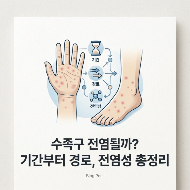 수족구전염될까? 기간부터 경로, 전염성 총정리