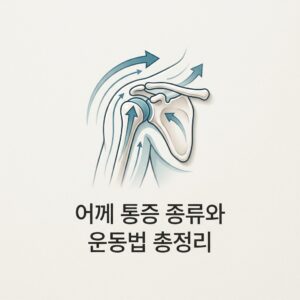 어께 통증 종류와 운동법 총정리