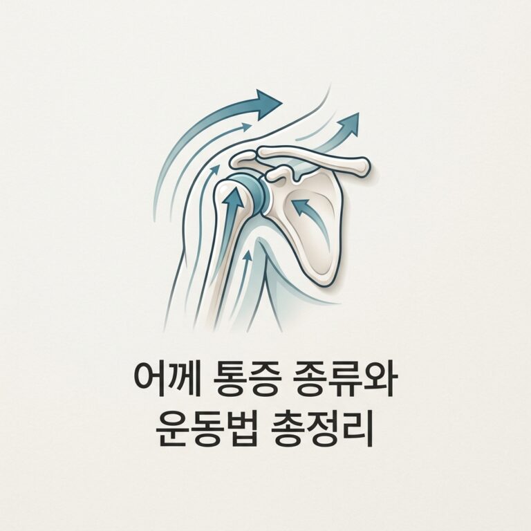 어께 통증 종류와 운동법 총정리
