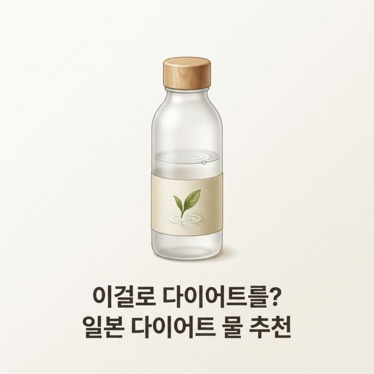이걸로 다이어트를? 일본 다이어트 물 추천