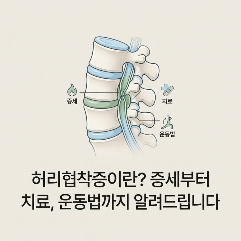 허리협착증이란? 증세부터 치료, 운동법까지 알려드립니다