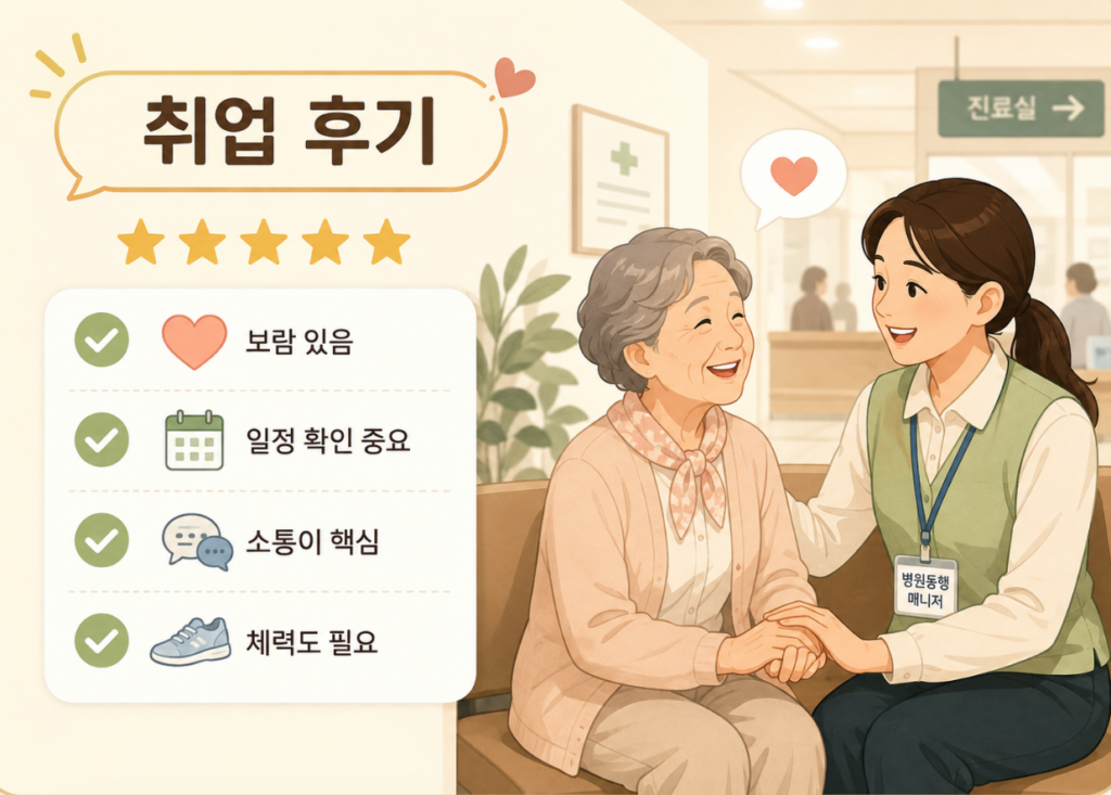 병원동행매니저취업 기관 알선 조건, 후기까지 총정리 4 image 139