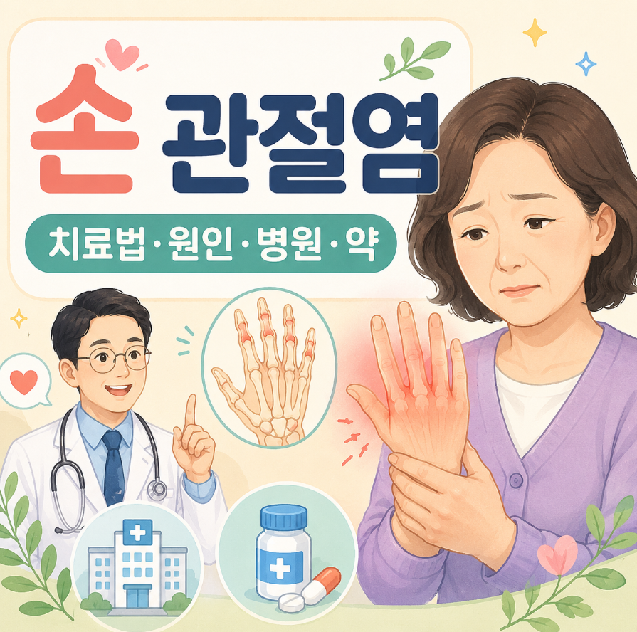 손 관절염 치료법, 병원과 약 원인까지 총정리 1 image 156