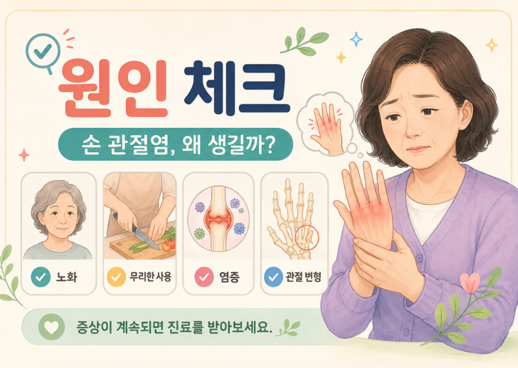 손 관절염 치료법, 병원과 약 원인까지 총정리 4 image 159