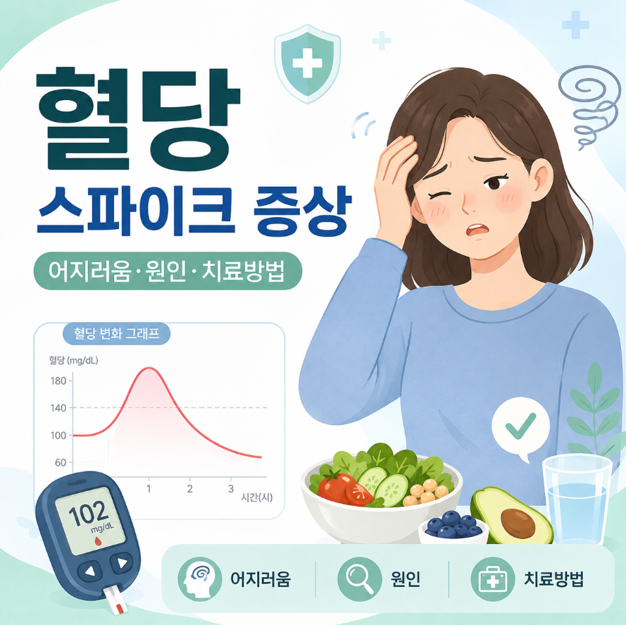 혈당 스파이크 증상 어지러움 원인 치료방법까지 총정리 1 image 224