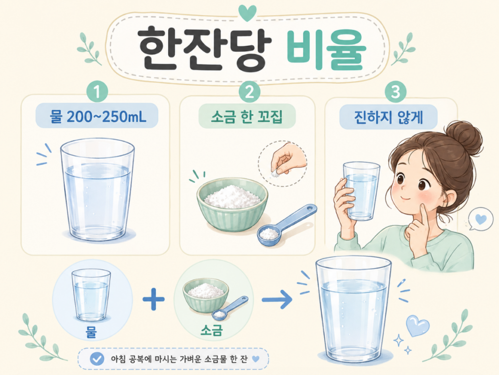 아침 공복 소금물 효능, 부작용은 없을까 한잔당 비율은? 4 image 251