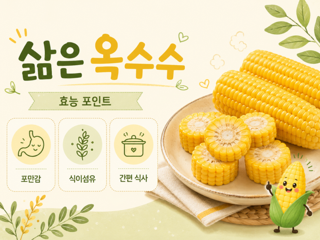 삶은 옥수수, 찐 옥수수 효능, 초당 옥수수 효능 총정리! 3 image 290