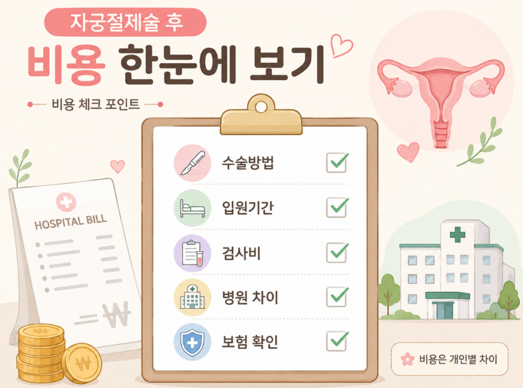 자궁적출 수술 후유증과 회복기간은 어느정도? 비용까지 총정리 4 image 323
