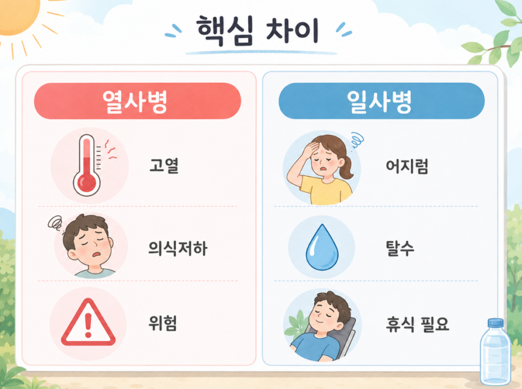 열사병 일사병 차이, 한번에 이해시켜 드립니다 2 image 345
